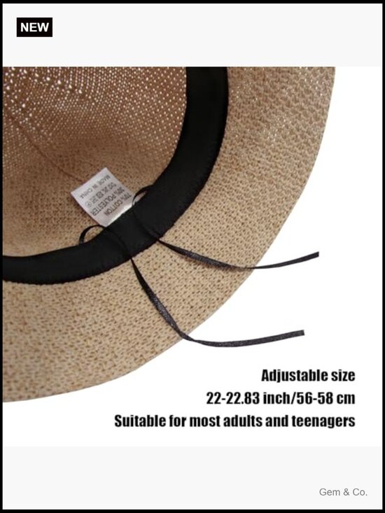 Lightweight Packable Sun Hat Foldable Woven Bucket Hat Beach Hat Floppy Knitted main image 6